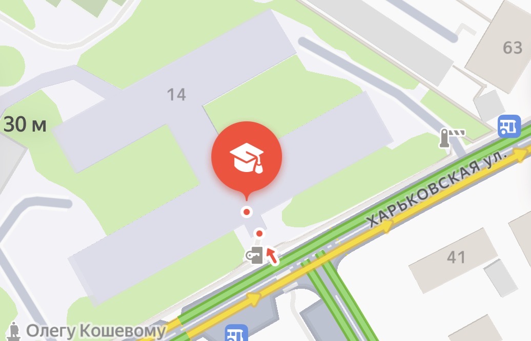 Лицей 1 на Яндекс.Карты 