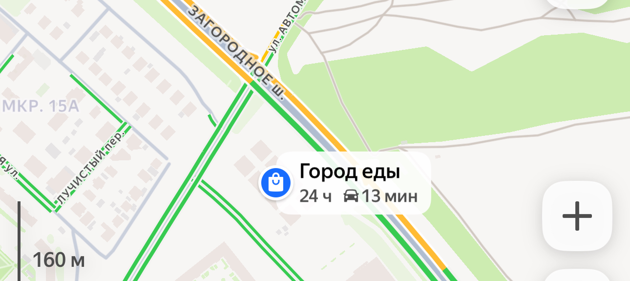 «Город еды» на Яндекс.Карты