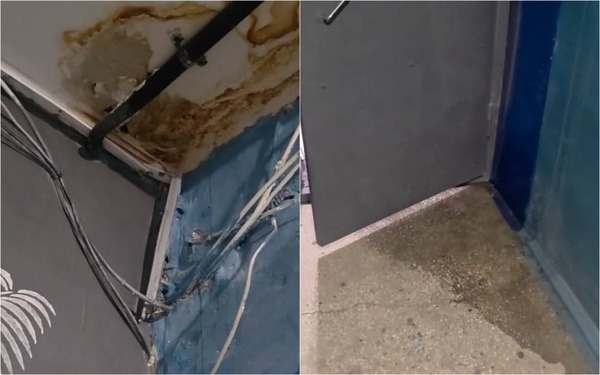 Последствия протекающей крыши. Источник: Местные жители