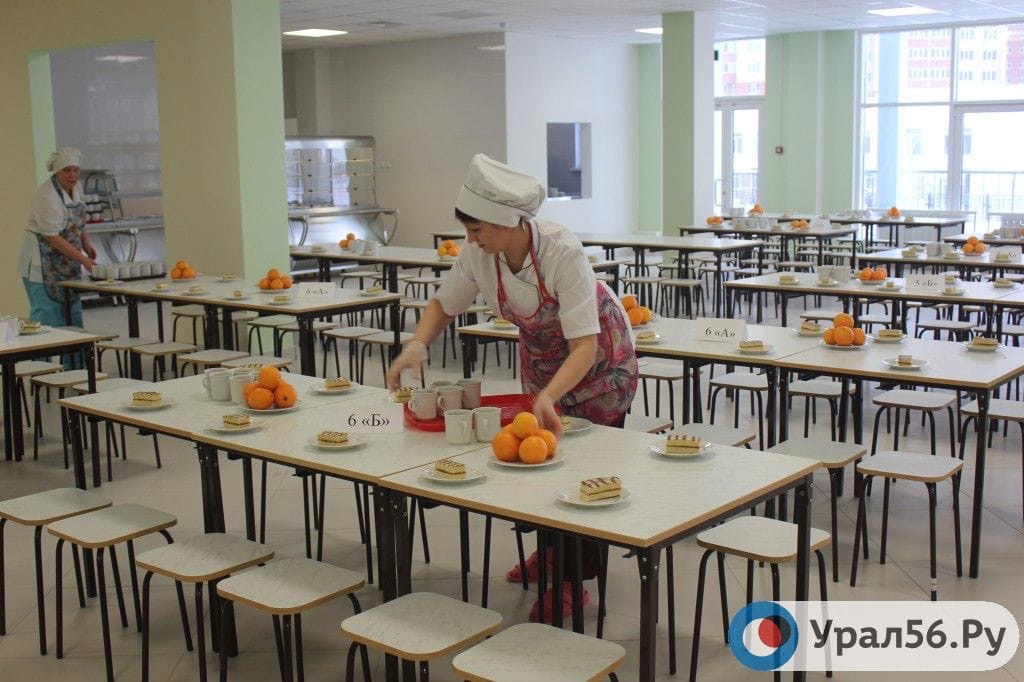 Школьная столовая. Фото из архива