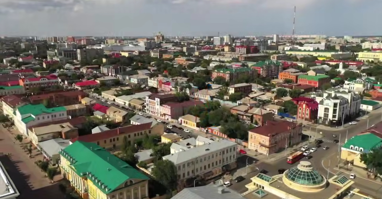 Оренбург. Стоп-кадр из видео тгк Евгения Солнцева