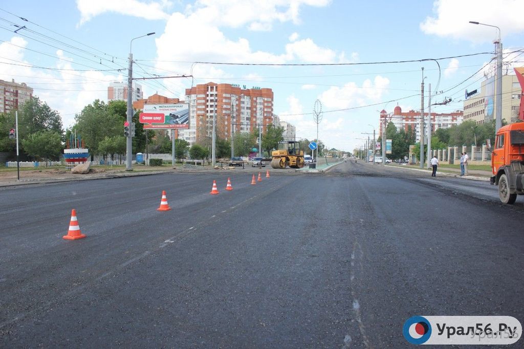 Ремонт улицы Терешковой в Оренбурге. Фото из архива