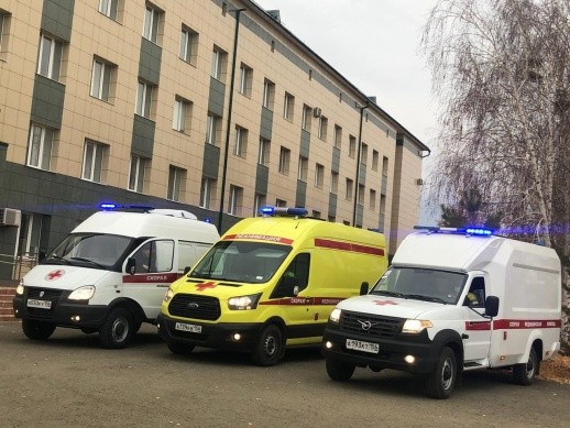 Больницы Оренбургской области получили 22 новых автомобиля скорой помощи