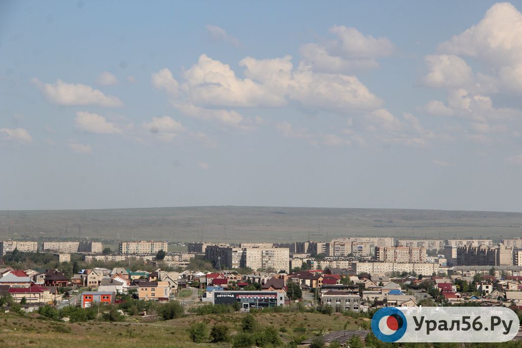 Вид на Орск