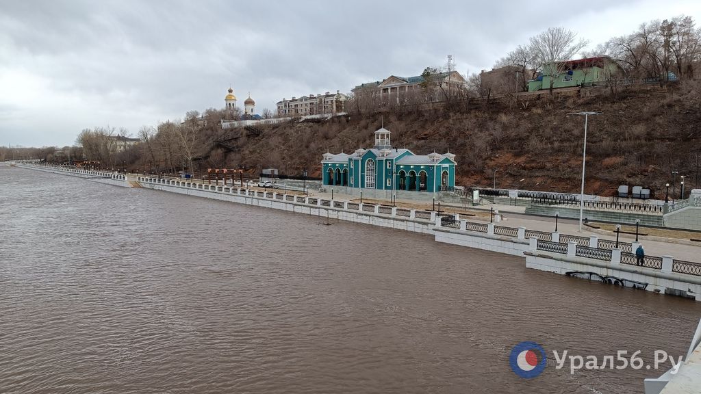 Оренбург наводнение сегодня видео