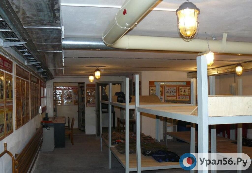 Бомбоубежище в Орске, фото из архива