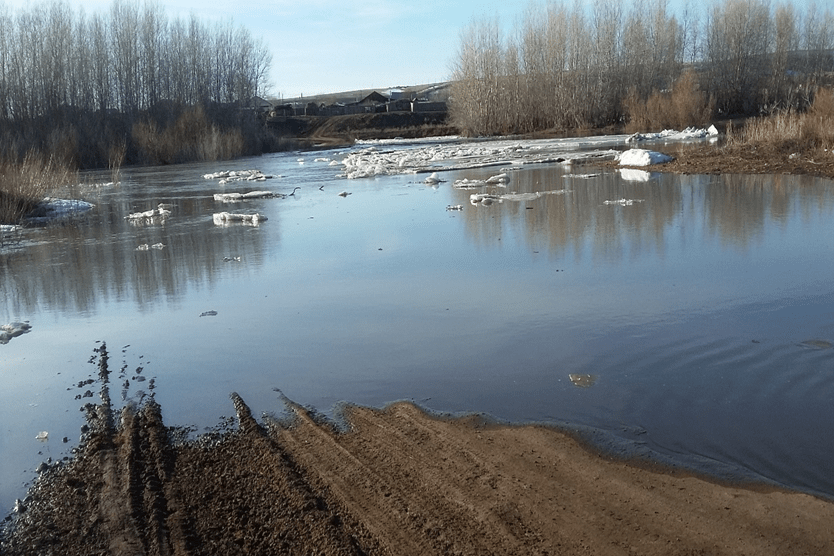 Река Урал в Кваркенском районе. Фото: ГУ МЧС России по Оренбургской области