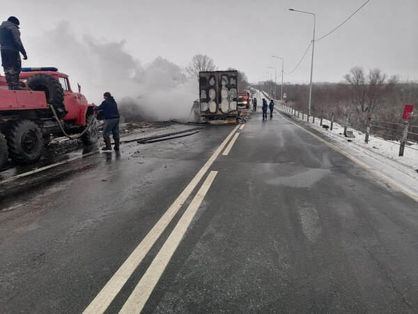 На месте ДТП. Источник: УМВД России по Оренбургской области