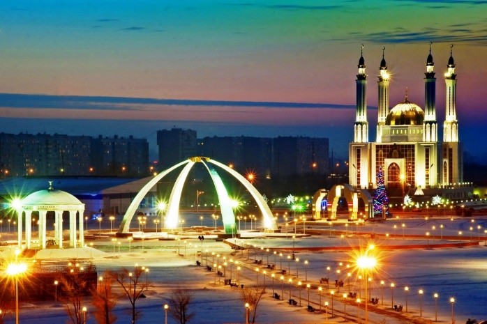Вид на аллею дружбы в Актобе, фото: total.kz