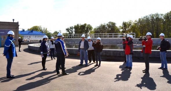 Журналисты посетили очистные сооружения канализации «Росводоканал Оренбург» 