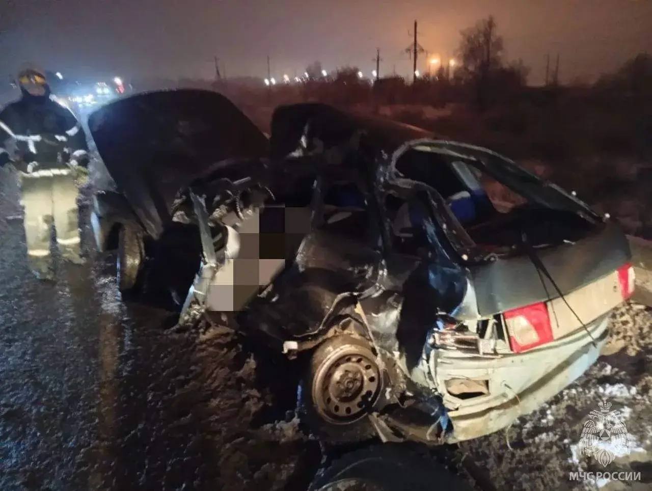 На месте ДТП. Источник: МЧС России по Оренбургской области