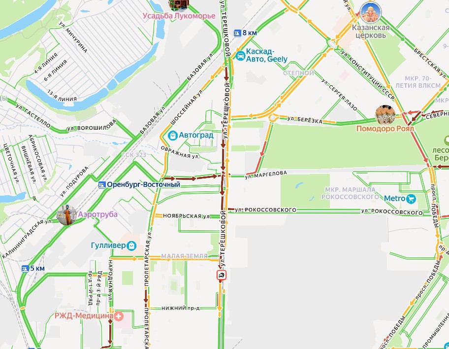 Скриншот Яндекс-карты