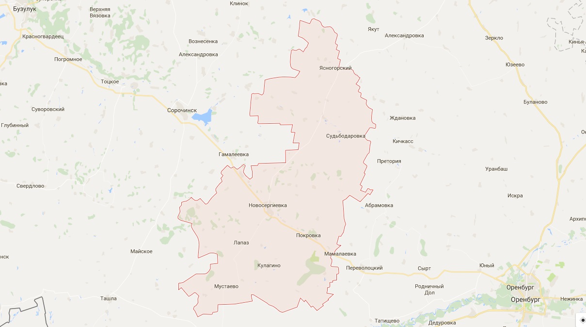 Гугл карта оренбург