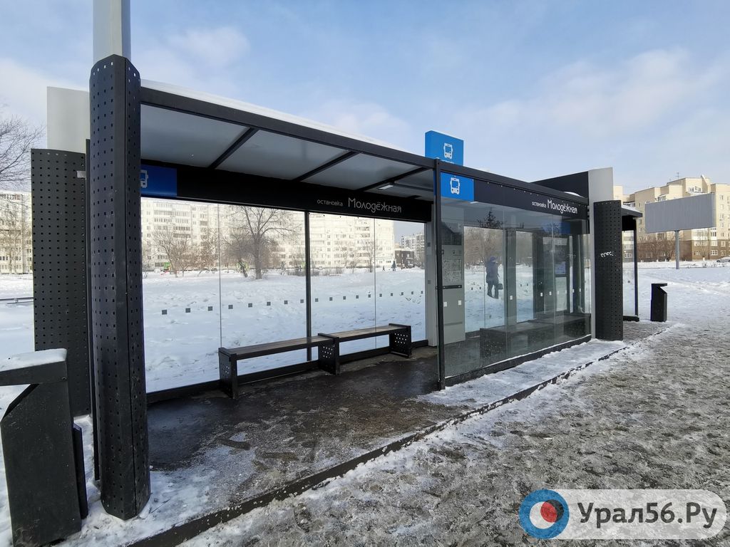 «Умная» остановка, ул. Чкалова, декабрь 2019 года