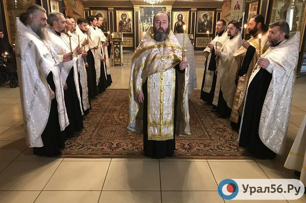 Панихида в Орске, протоиерей Александр Куцов