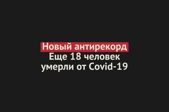 Снова антирекорд: за последние сутки в Оренбургской области зарегистрировано 18 случаев смерти от Covid-19