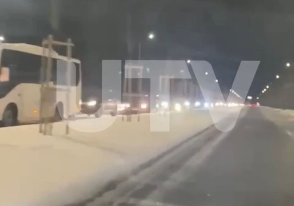 Пробка на пути в аэропорт. Фото: ТГ-канал UTV|Оренбург