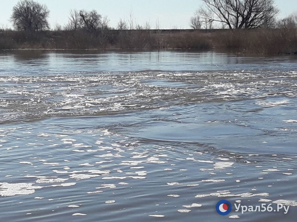 Разлившаяся Орь, фото из архива