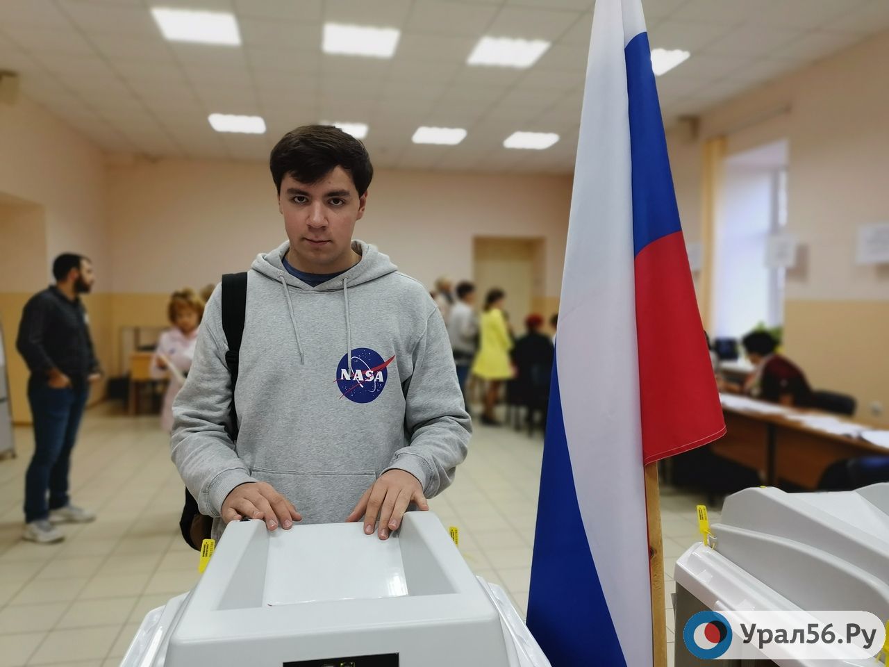 На избирательном участке в Оренбурге