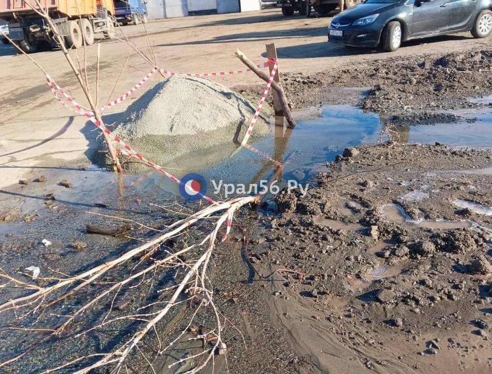 На месте прорыва. Фото 25 марта 2025 года 