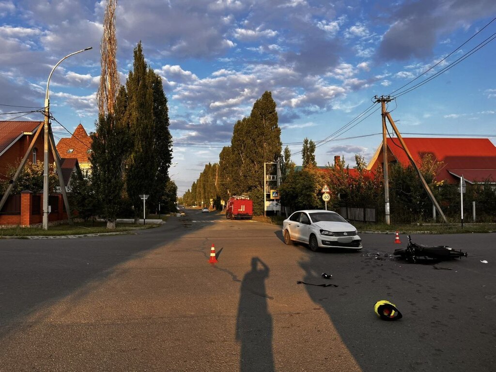 На месте аварии. Фото: УМВД России по Оренбургской области.