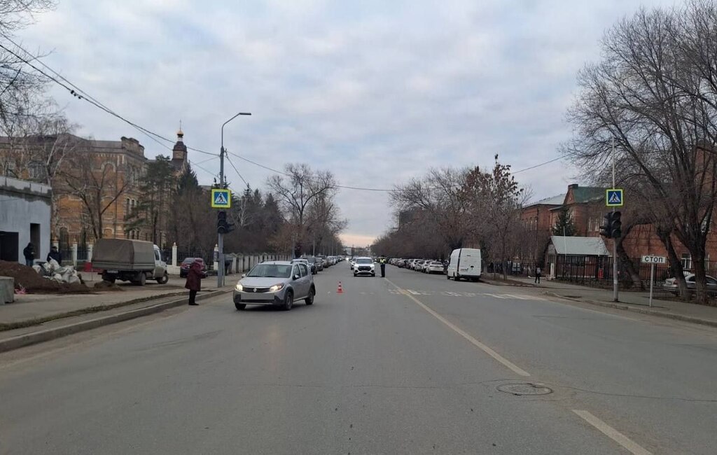 На месте ДТП. Фото: УМВД России по Оренбургской области