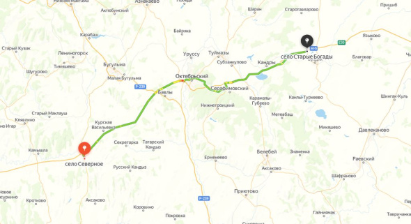 Закрыто движение на участке трассы М-5 Урал в Оренбургской области и Башкирии 