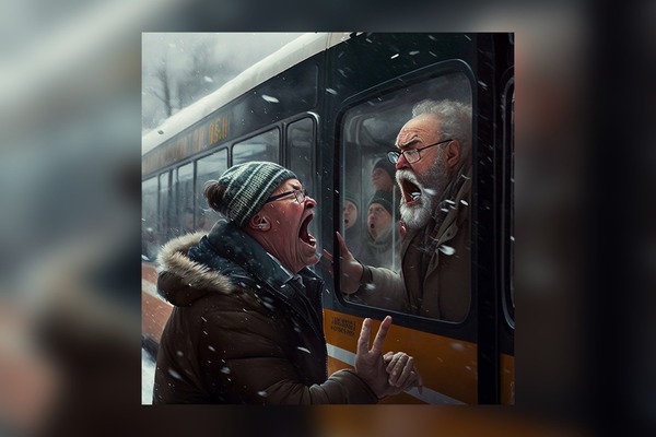 Конфликт перевозчиков в Оренбурге. Источник: Мidjourneу