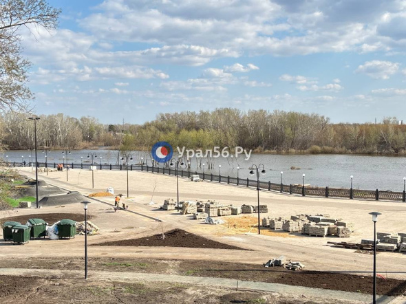 Открытие набережной в Оренбурге состоится уже 9 мая 