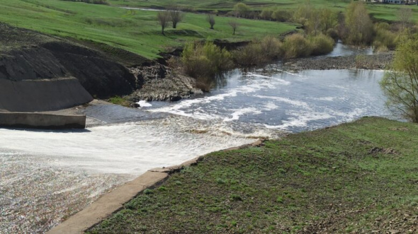 Специалисты провели обследование реки Большая Уртазымка, впадающей в Ириклинское водохранилище