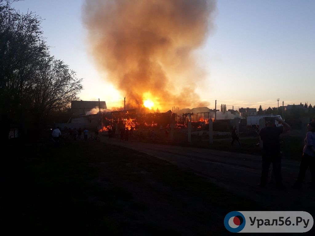 Пожар в Орске, 2020 год