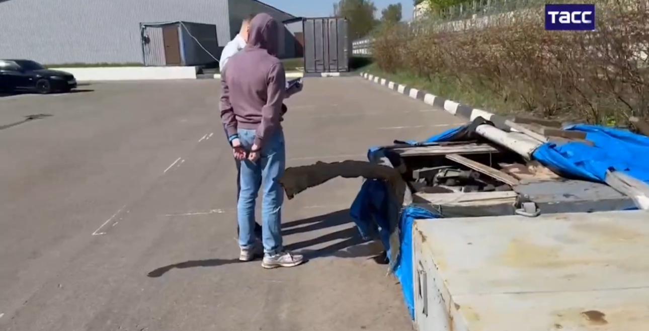 Во время задержания. Стоп-кадр видео ТАСС