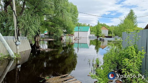 На 15 сантиметров упал уровень Урала у Оренбурга за сутки. Информация по уровню рек