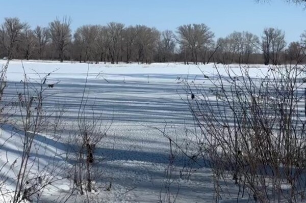 На лыжной трассе 1 марта 2025 года. Стоп-кадр из видео очевидца