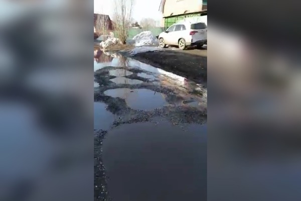 Дорога в Кувандыке. Источник: стоп-кадр из видео