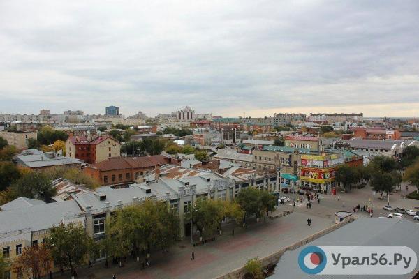 Вид на Оренбург, фото из архива 