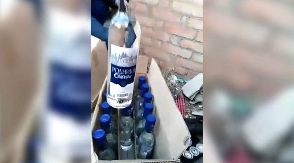Алкоголь, изъятый на складе в Орске