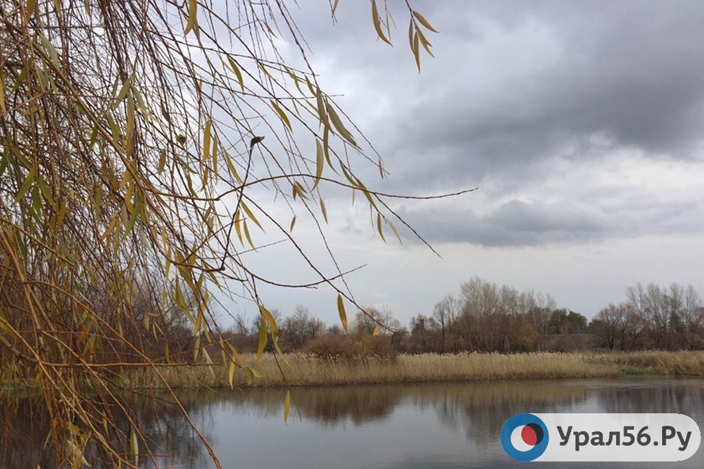 Река Урал в Орске, 28.10.2018