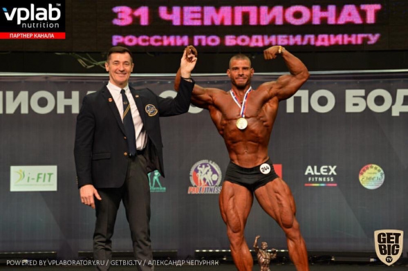 Житель Орска Роман Халиулин стал абсолютным чемпионом России по бодибилдингу