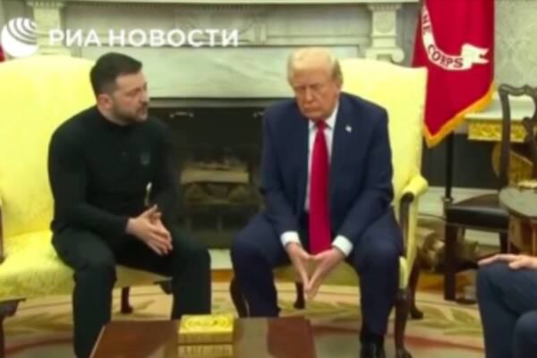 Во время встречи. Источник: Стоп-кадр из видео РИА Новости