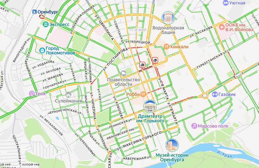 Скриншот Яндекс-карты