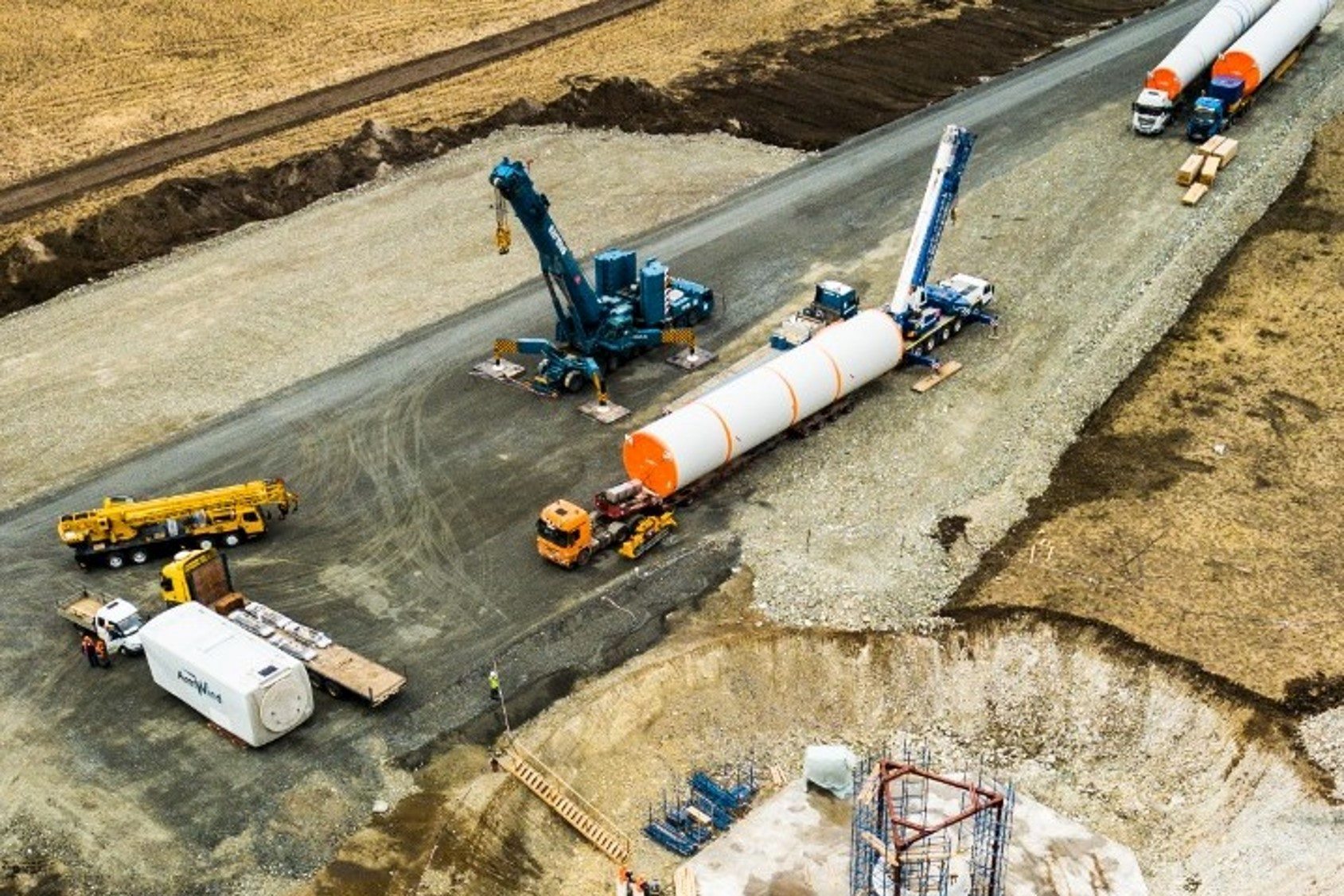 ООО «АККЕРМАНН ЦЕМЕНТ» принимает участие в проекте строительства крупнейшего ветряного парка в Казахстане