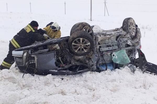 На месте ДТП. Источник: УМВД России по Оренбургской области