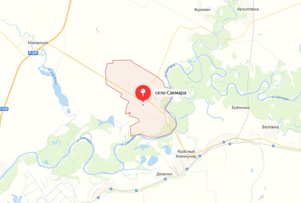 Уральская деревня орск карта