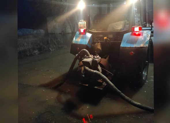 В Оренбурге в микрорайоне Авиагородок ночью из-за подтопления газоходов было остановлено оборудование котельной