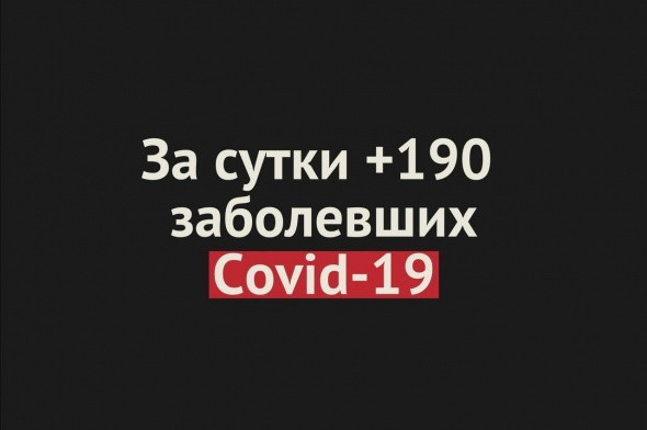 В Оренбургской области +190 новых случаев Covid-19 за сутки 