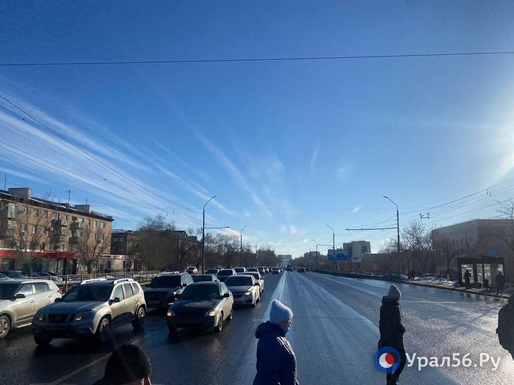 Дорога в Оренбурге. Фото из архива