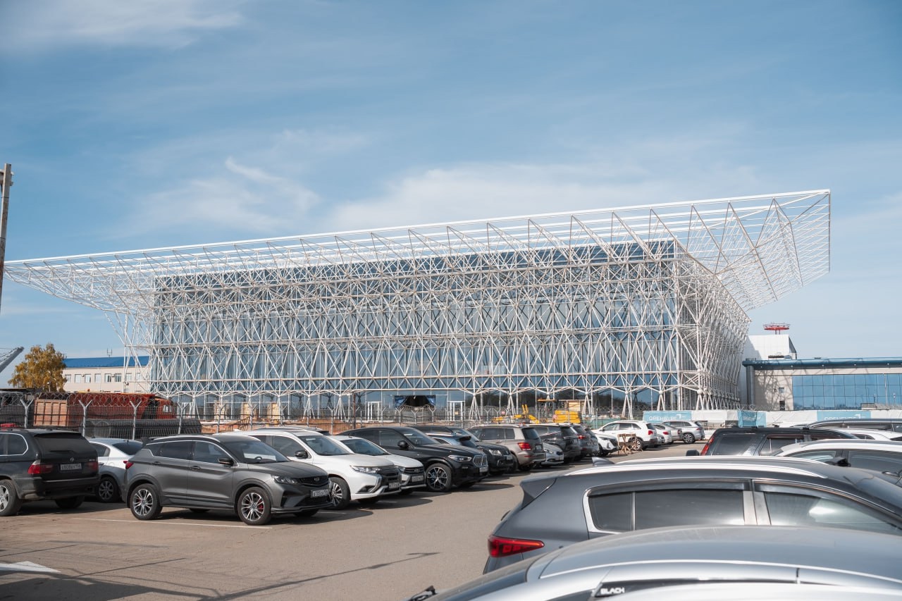 Фото нового терминала от 7 октября. Источник: пресс-служба аэропорта Оренбург.