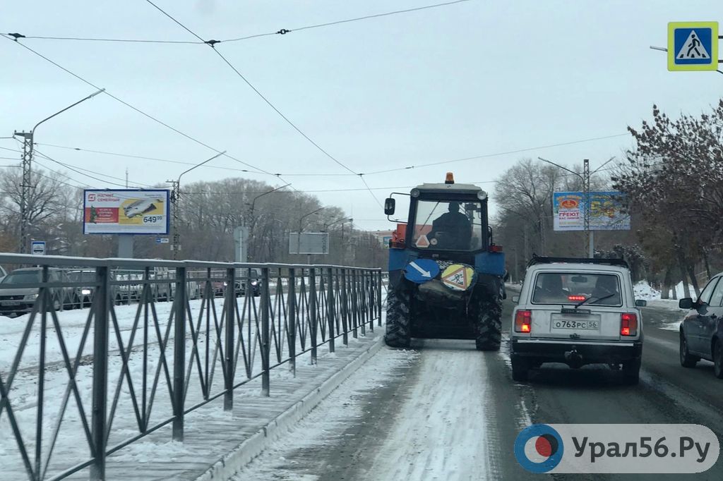 Техника на дорогах Орска, 24.12.2020