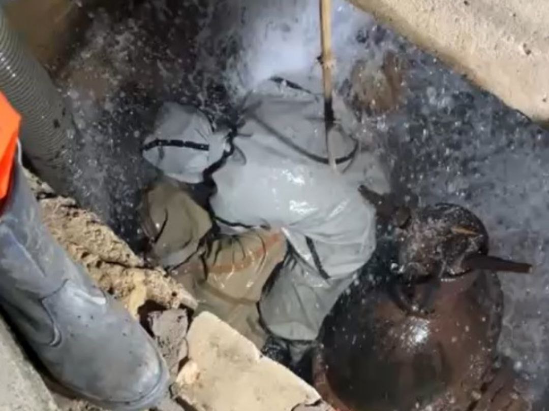 Устранение аварии, фото: РВК-Орск